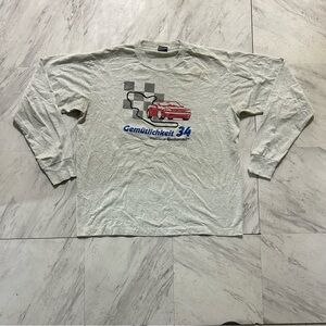 Vintage Long Sleeve Mercedes racing Graphic Shirt
